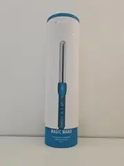 NEW NuMe Titanium Digital Magic Wand Curling Wand 25mm - Turquoise New In Box