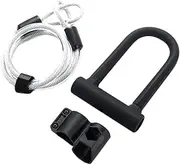 FOYTOKI Heavy Duty Bike Keyless Combination Lock Anti-Theft Bike Locks Chain and Cable Secure for Bicycles Gates Scooters