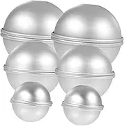 OHPHCALL 12Pcs Half Ball Mould for DIY Bath Salts Soaps and Cakes Creative Hemisphere Cake for Home Professional Baking Easy to Clean and Demould Durable Design