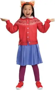 Mei Classic Turning Red Movie Panda Bear Fancy Dress Up Halloween Child Costume