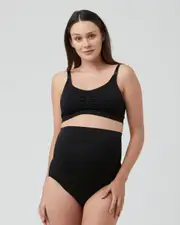 Seamless Pumping & Nursing Bra Black