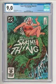 Saga of the Swamp Thing #25 Stephen Bissette Cover CGC 9.0 1st John Constantine