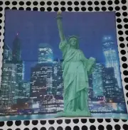 NEW YORK STATUE OF LIBERTY PILLOW CASE COVER 16" x 16"