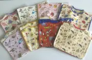 2 PACK COTTON BIBS WITH WATERPROOF BACKING - FUN DESIGNS FIT BABIES AND TODDLERS