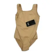 Brand New Bloch Children's Dynamic Tank Leotard Size 6x-7 CL5605 Nude Color