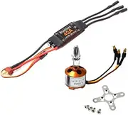 Hot Brushless Motor A2212 2212 1000KV/1400KV/2200KV 40A ESC 6035/8060/1060 Propeller SG90 9G Servo for RC Fixed Wing Helicopte(1000kv and ESC Tplug)