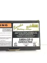 New 10 Pounds 5/32 in Eureka EXP-10 Coated Welding Electrode Cast Iron Base Weld
