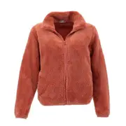 FIL Women's Sherpa Jacket Fleece Winter Warm Soft Teddy Casual Coat Zip Up