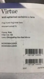 Smith Optics Virtue Snow Goggle (Women's Small) (Pink/Chromapop Sun Red Mirror)