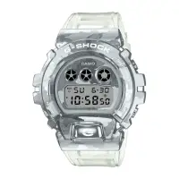 在飛比找momo購物網優惠-【CASIO 卡西歐】G-SHOCK 金屬迷彩半透明手錶(白