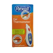 Rexall Thermometer Instant Ear Accurate Safe for Baby and Kids Fever New