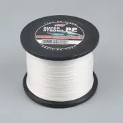 PE Braid Fishing Line Abrasion Resistant 30 40 45 50 60 70 80 85LB 1000M White