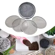 Garden Soil Sieve Multipurpose Potting Fine Mesh with 5 Interchangeable Mesh