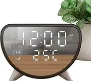 Alarm Clock Wireless Charger,Wireless 15W Charging Station Alarm | High-Precision Multifunctional Bedside Digital Clock Phone Charger for Families Friends Lovers
