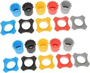 MUELODSIC 10Sets Rings for Microphone Durable Rubber Covers Grey for Handheld Microphones for Stage Performances and Interviews