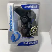 2000 Performance Dual Impact 2 Controller for Sony Playstation 2 PS2 & PS1 NEW