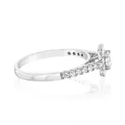 Luminesce Lab Grown 9ct White Gold 0.60 Carat Diamond Ring, S