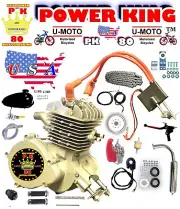 Full Set 80cc Bike Bicycle Motorized 2 Stroke Petrol Gas Motor Engine Kit Set