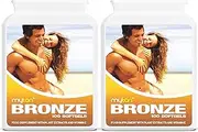 MyTan Bronze Tanning Pills | Twin Pack Discount | Over 12-Week Supply | Beta Carotene Tanning Tablets Without Sun…