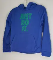 Nike Big Boys Therma Graphic Pullover Training Hoodie Game Royal Sz M - NWT