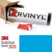 3M 3630 Scotchcal Process Blue 337 Translucent Vinyl Film Craft Sign Sheet Roll