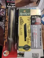 Lot Of Unopened New Blades For Carpentry Jigsaw And Coping Saw
