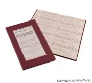 Porsche Maintenance Record Book, 911/912 (65-69) WKD43151000