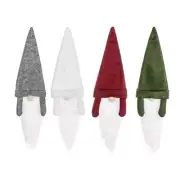 4Pcs Christmas Gnomes Wine Bottle Covers Bottle Dress Wine Bottle Covers