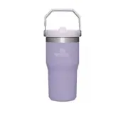 Stanley Iceflow Flip Straw Tumbler Lavender Color 591ml Handle Cup Large Capacit