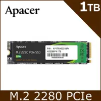 在飛比找PChome24h購物優惠-Apacer宇瞻 AS2280P4 1TB M.2 PCIe