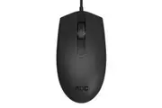 AOC MS100 Wired USB Mouse - Black (MO-MS100B)