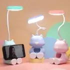 Creative Cute Cat Led Study Desk Lamp Flexible Night Light Table Lamp Bedside