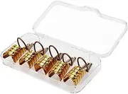 AUTSUPPL Nail Foil Art Beauty Tools 20pcs Metal Nail Mold Tips for Professional Home Use