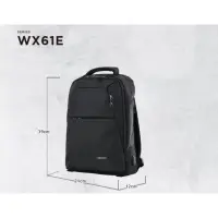 在飛比找蝦皮購物優惠-【萬國通路】簡約俐落商務後背包 16吋 WX61E (黑色)