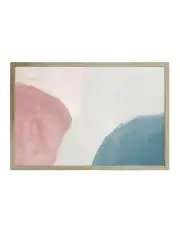 [Willow & Silk] Abstract Colour Framed Print Wall Art in Multi