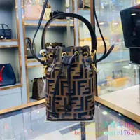 在飛比找蝦皮購物優惠-二手精品 FENDI 芬迪 MON TRESOR 老花LOG