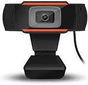 Webcam 720p – Full HD Webcam with Microphone for Video Calling, Built-in Mics Ideal Streaming Webcam, Wide-Angle View, USB Webcam Plug and Play