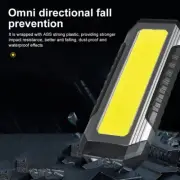 USB Rechargeable LED COB Work Light Lamp Mini Torch Keychain magnetic Flashlight