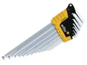 Wiha ErgoStar MagicRing Hex Ball End L-key Set, 13 Piece WHA43852