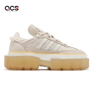 adidas 休閒鞋 IVY PARK SUPER SLEEK 女鞋 米白 果凍底 厚底增高 碧昂絲 聯名 愛迪達 GZ3891