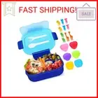 Lunch Box Kids, Bento Box, 1300ML Bento Lunch Box for Kids, Lunch Containers wit
