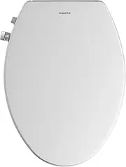 Elongated Bidet Toilet Seat with Soft Close, Non-Electric Bidet Toilet Seat with Self Cleaning Dual Nozzles, Fit Elongated Toilet Seat, Bidet Attachment