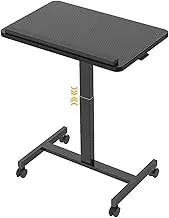 Adjustable Desk Stand Up Desk Research Room Height Adjustable Sit Stand Desk, Foldable and Flipable Bedside Desk, Mobile Leisure Table Easy to Install