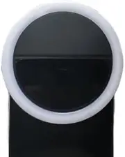 AIMALL 3 Modes Selfie LED Ring Fill Light Camera Rechargeable for iPhone Android Phone - Clip On and Portable