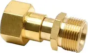 Pressure Washer Swivel Joint, Metric M22 14mm Thread, 3000 PSI, Kink Free Gun to Hose Fitting