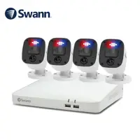 在飛比找PChome24h購物優惠-Swann 8路DVR+4*4K AOC監控組