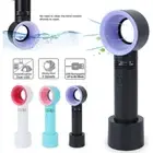 360° Bladeless Fan Hand Held Desktop Mini Portable USB Rechargeable Cooler Fan