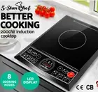 300W-2000W Portable Electric Induction Cooktop Ceramic Cook Top 8 cooking modes