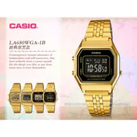 在飛比找蝦皮購物優惠-CASIO LA680WGA-1B 女錶 數字電子 不鏽鋼錶