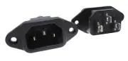 6x Rong Feng SS-7B VDE Male IEC 320 C14 AC Socket Mains Power Plug 10/15A 250V